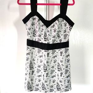XXL Sourpuss tattoo flash dress